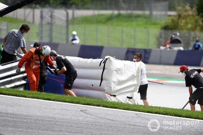 Accidente de Johann Zarco, Avintia Racing