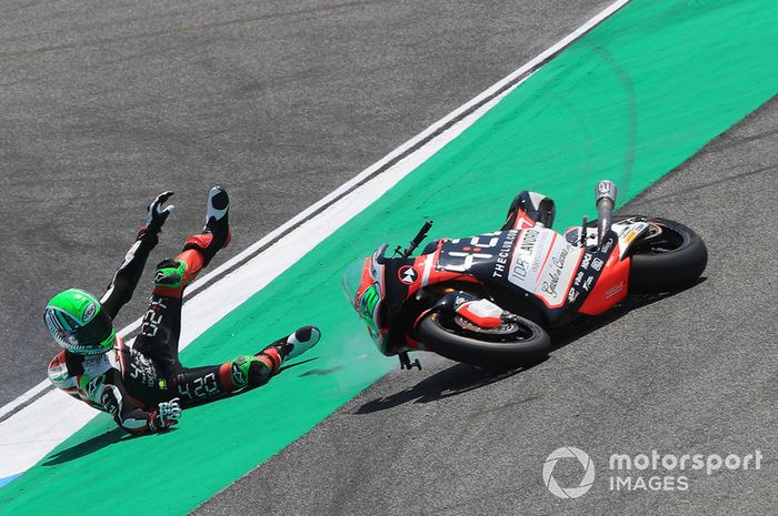 Isaac Vinales caída