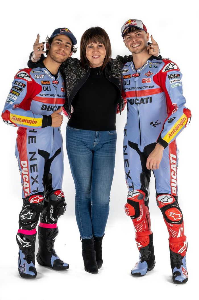 Enea Bastianini, Fabio Di Giannantonio, Gresini Racing with Nadia Padovani