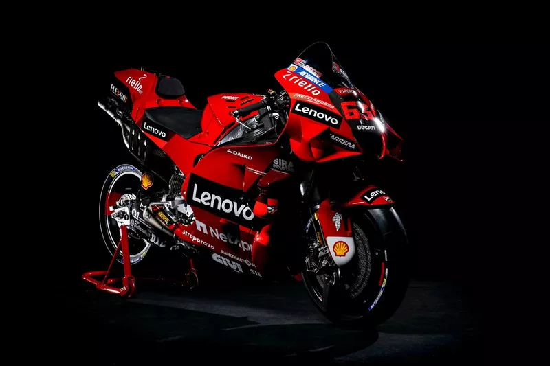 La Ducati Desmosedici GP22 de Pecco Bagnaia