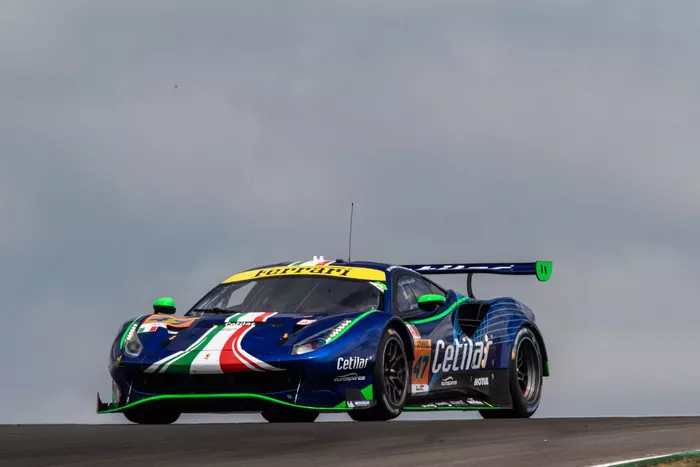 #47 Cetilar Racing, Ferrari 488 GTE Evo: Giorgio Sernagiotto, Roberto Lacorte, Antonio Fuoco