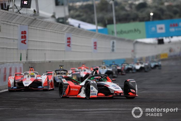 Rene Rast, Audi Sport ABT Schaeffler, Audi e-tron FE07, Alexander Sims, Mahindra Racing, M7Electro