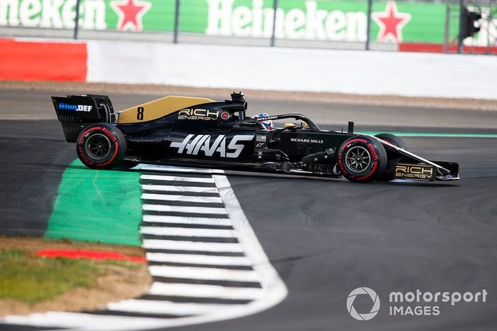 Romain Grosjean, Haas F1 Team VF-19, trompea