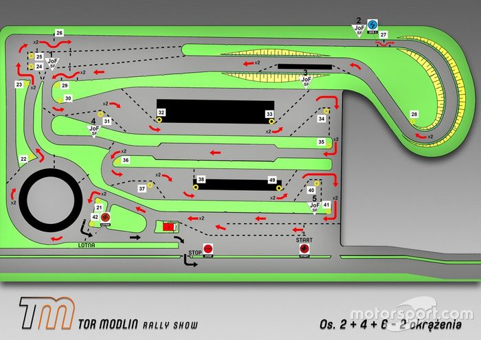 Mapy Tor Modlin Rally Show