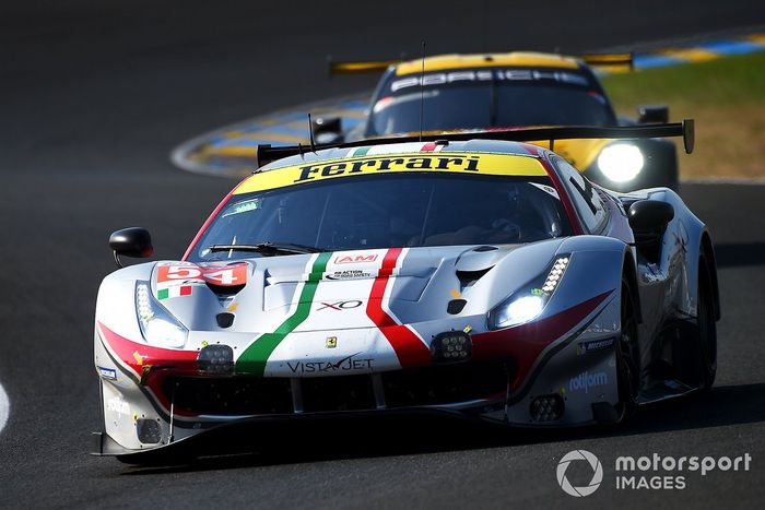 #54 AF Corse Ferrari 488 GTE EVO: Thomas Flohr, Francesco Castellacci, Giancarlo Fisichella