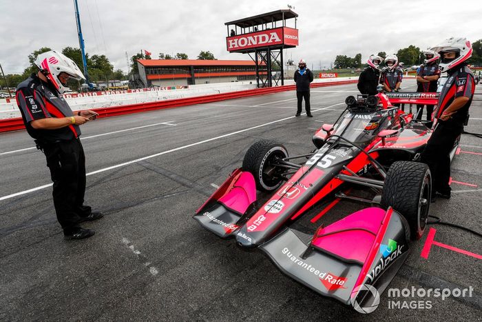 Alex Palou,  Dale Coyne Racing with Team Goh Honda, crew