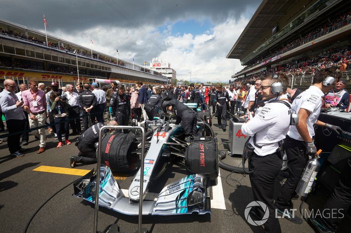 El coche de Lewis Hamilton, Mercedes AMG F1 W09