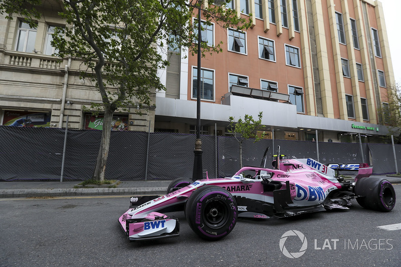 Kazalı araç, Esteban Ocon, Force India VJM11