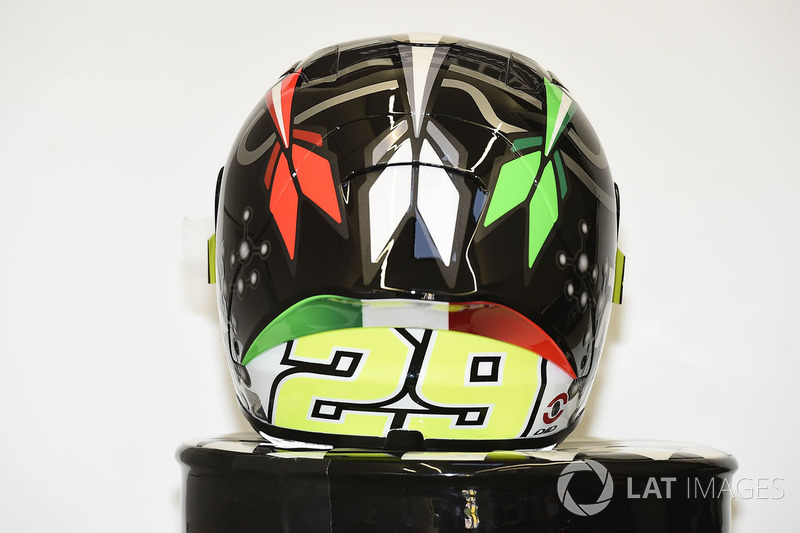 Andrea Iannone, Team Suzuki MotoGP, special helmet livery