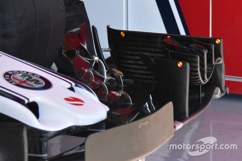 Sauber C37: Frontflügel