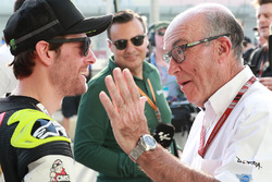 Cal Crutchlow, Team LCR Honda, Carmelo Ezpeleta, CEO Dorna Sports