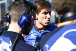 Pierre Gasly, Toro Rosso, en la parrilla