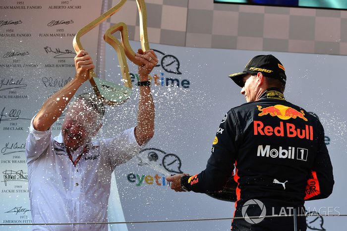 Max Verstappen, Red Bull Racing con Jonathan Wheatley, Red Bull Racing Team Manager 