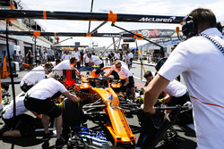 McLaren pit stop antrenmanı