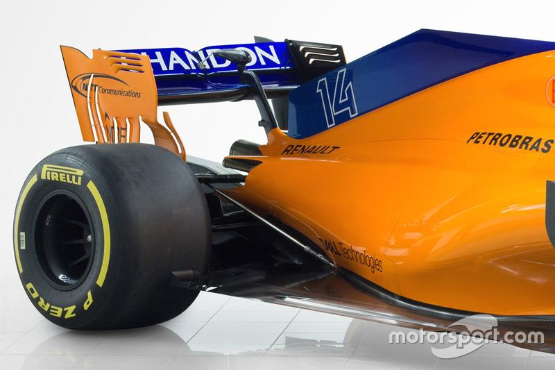 Arrière de la McLaren MCL33