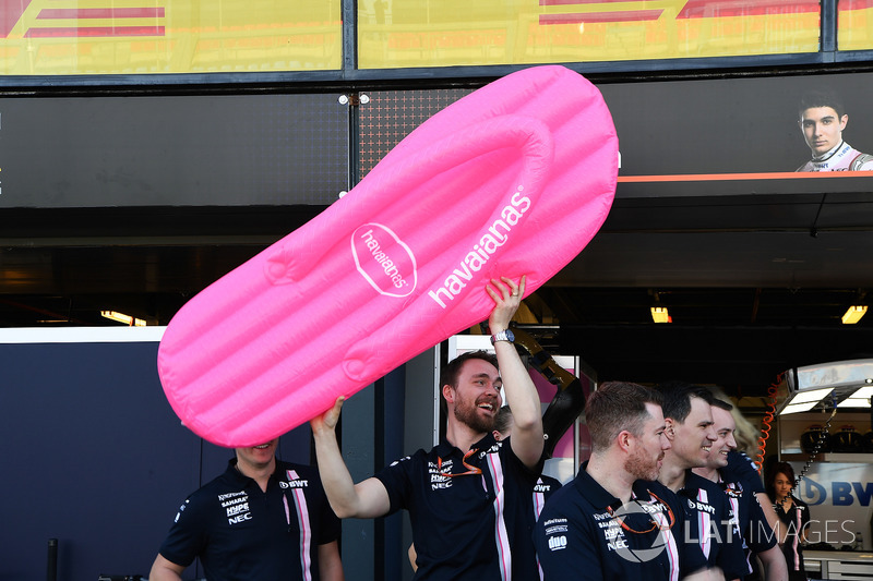 Havaianas sponsort de Force India