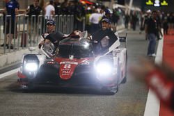 Race winners #8 Toyota Gazoo Racing Toyota TS050-Hybrid: Sebastien Buemi, Anthony Davidson, Kazuki Nakajima