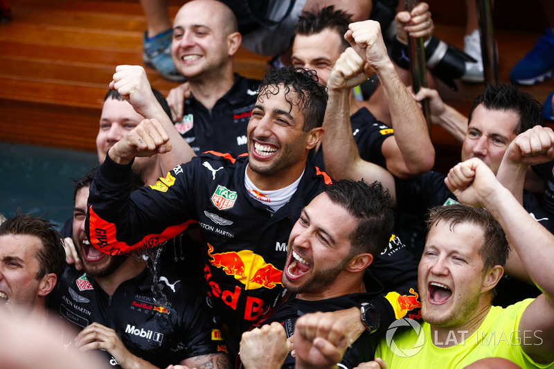Победитель Даниэль Рикардо, Red Bull Racing