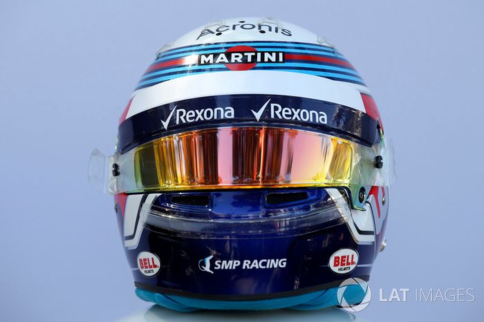 Casco de Sergey Sirotkin, Williams