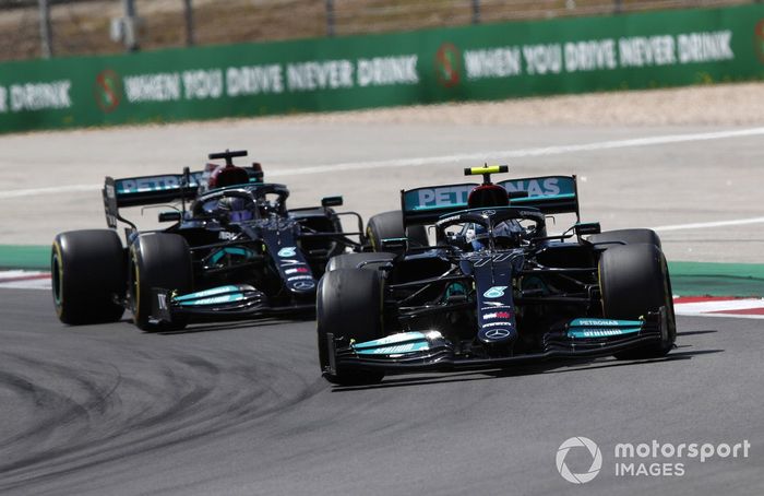 Valtteri Bottas, Mercedes W12, Lewis Hamilton, Mercedes W12