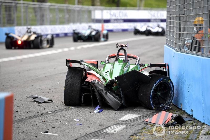 Accidente de Rene Rast, Audi Sport ABT Schaeffler, Audi e-tron FE07