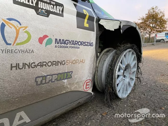 Oliver Solberg, Aaron Johnston, Skoda Fabia R5 evo