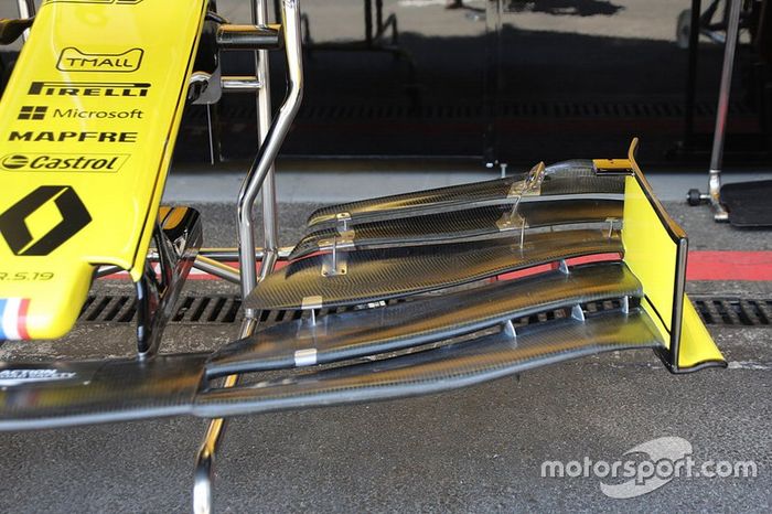 Detalle técnico del Renault F1 Team