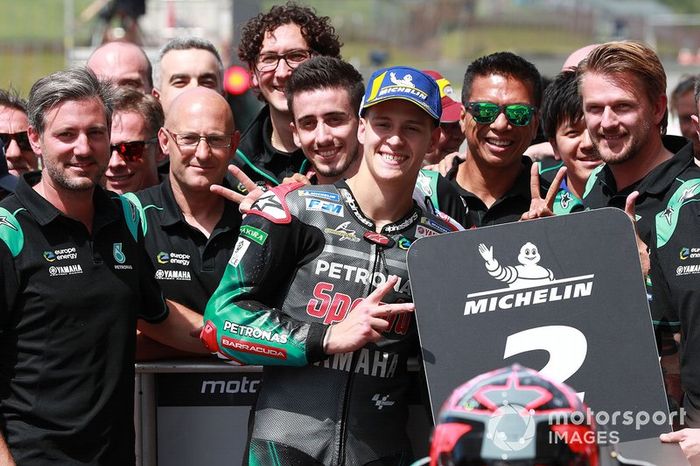 Segundo Fabio Quartararo, Petronas Yamaha SRT