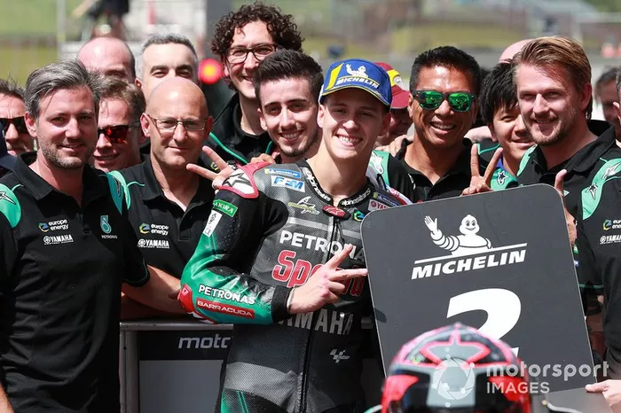 Segundo Fabio Quartararo, Petronas Yamaha SRT