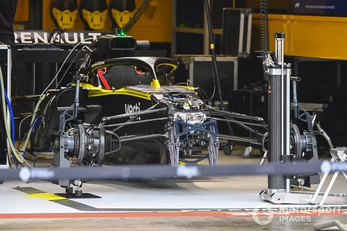 Detalle del monoplaza de Renault