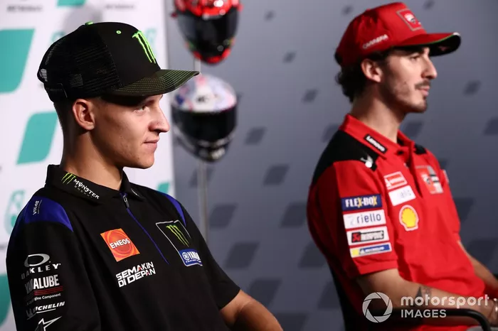 Fabio Quartararo, Yamaha Factory Racing, Francesco Bagnaia, equipo Ducati