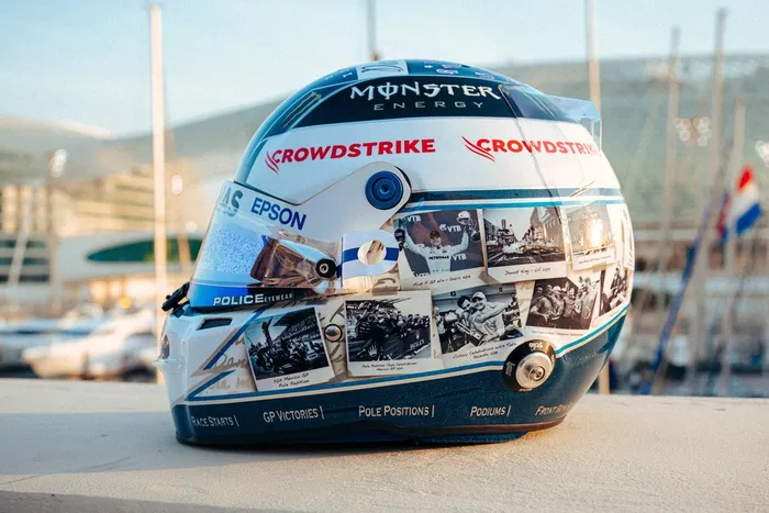 Casco de Valtteri Bottas, Mercedes
