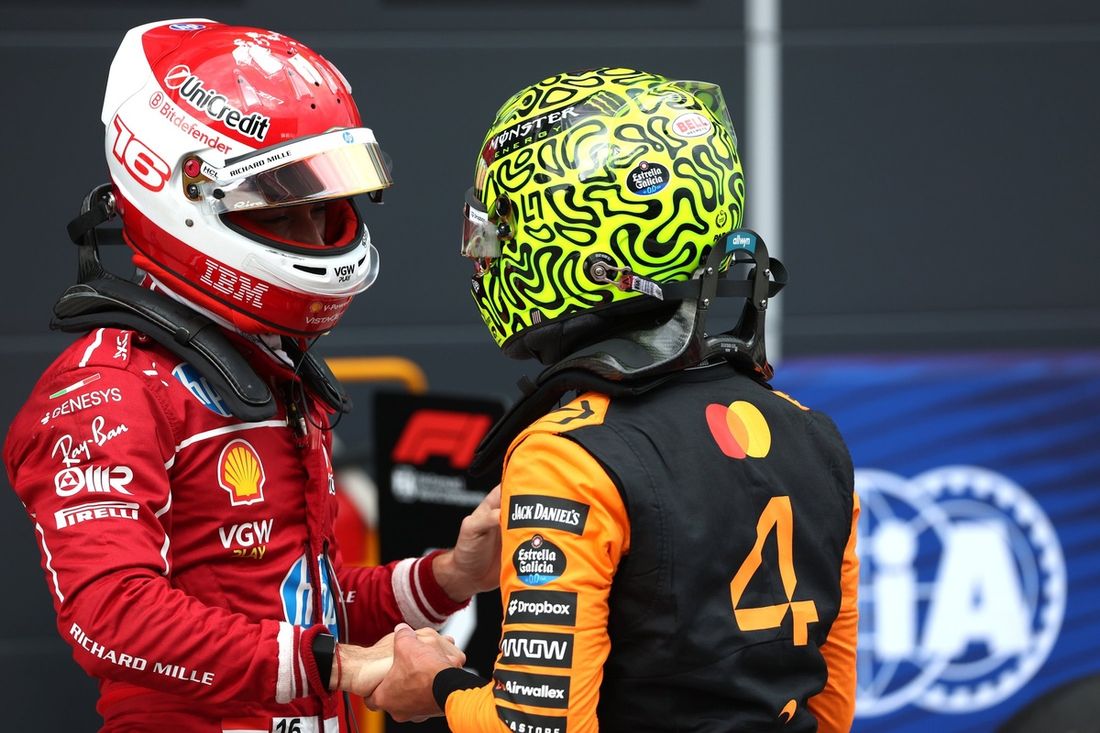 Charles Leclerc, Ferrari, Lando Norris, McLaren
