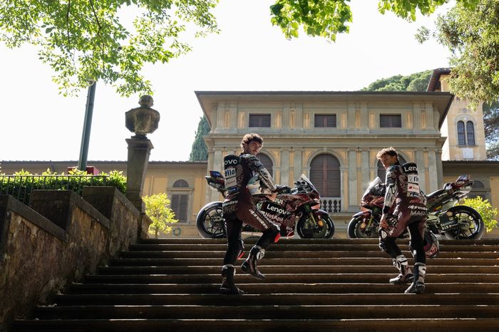 Marc Márquez, Francesco Bagnaia, Equipo Ducati, decoración de Mugello