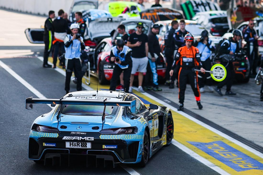 #14 Mercedes-AMG Team GetSpeed Mercedes-AMG GT3: Maro Engel, Maxime Martin, Fabian Schiller, Luca Stolz.