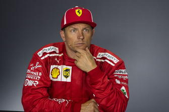 Kimi Raikkonen, Ferrari in the press confrence