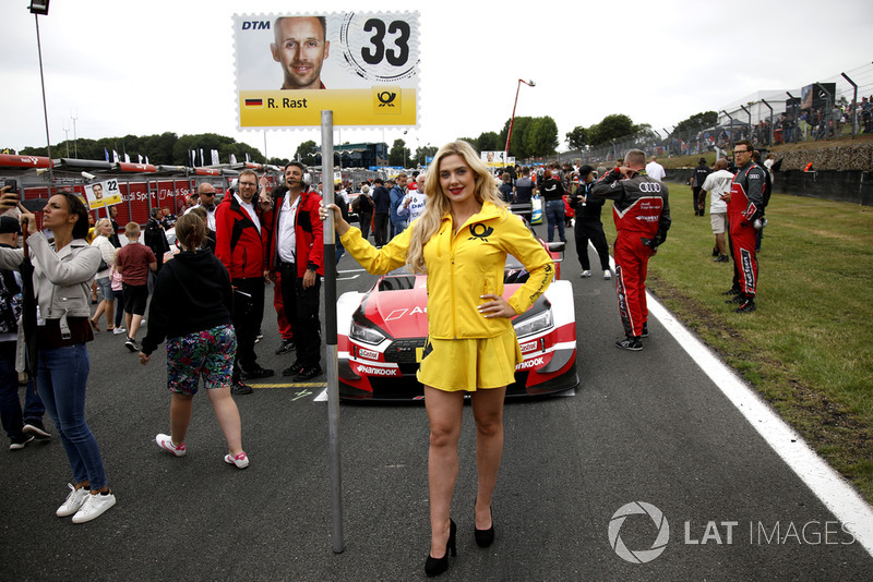 La grid girl di René Rast, Audi Sport Team Rosberg