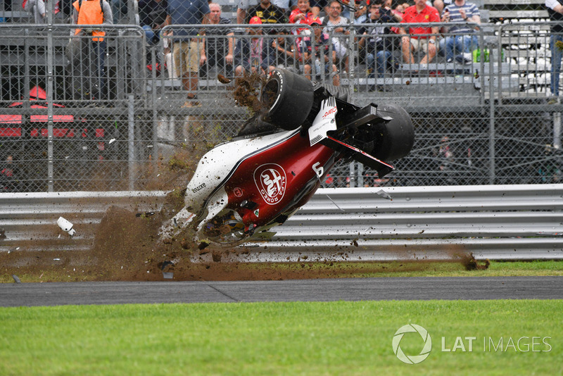 Marcus Ericsson, Sauber C37 kazası