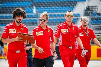 Sebastian Vettel, Ferrari, pist yürüyüşü