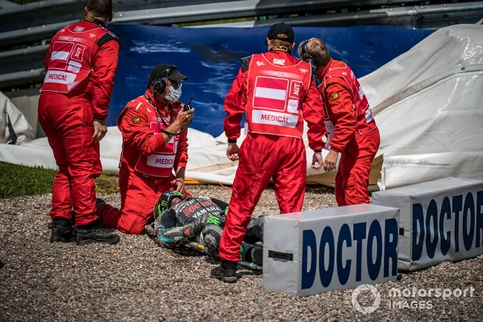 Franco Morbidelli, Petronas Yamaha SRT crash