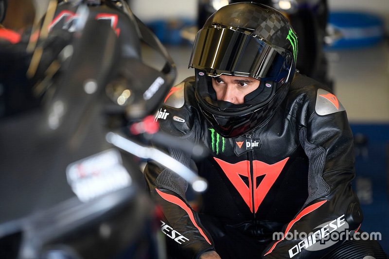 Lewis Hamilton is testing the Yamaha Superbike
