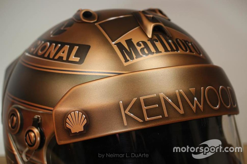 Ayrton Senna bronz sisakja