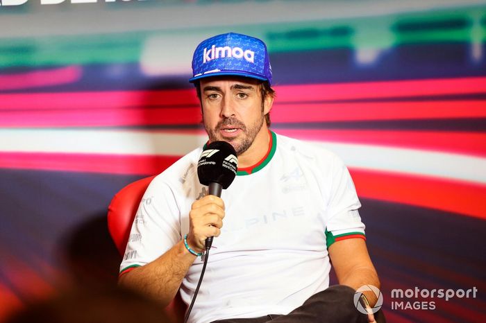 Conferencia de prensa Fernando Alonso, Alpine F1 Team 