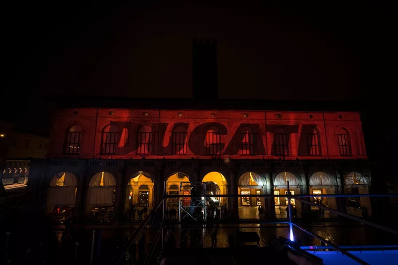 Celebrazione del Ducati Team
