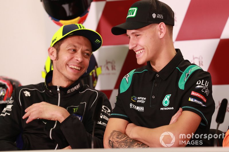 Valentino Rossi, Yamaha Factory Racing, Fabio Quartararo, Petronas Yamaha SRT