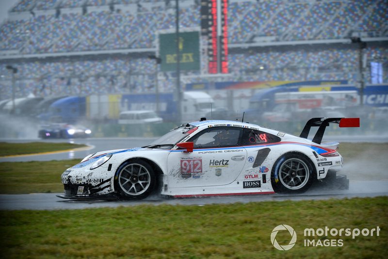 #912 Porsche GT Team Porsche 911 RSR, GTLM: Mathieu Jaminet, Earl Bamber, Laurens Vanthoor