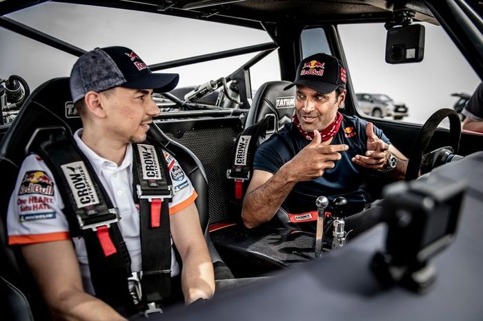 Nasser Al Attiyah y Jorge Lorenzo