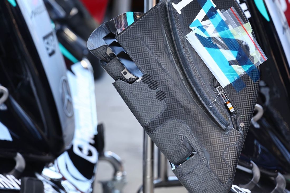 Mercedes F1 W15 detalles técnicos