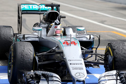 Победитель - Льюис Хэмилтон, Mercedes AMG F1 W07 Hybrid в закрытом парке