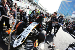 Sergio Pérez, Sahara Force India F1 VJM09 de la parrilla